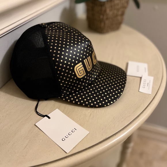 New with tags authentic Gucci leather Baseball Cap. size L - Picture 13 of 15